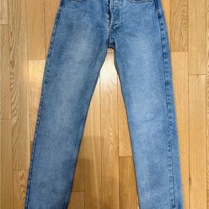 J.galt Women's Straight Leg Blue Jeans (Size S)
